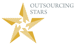 Outsourcing stars badge